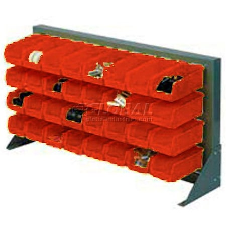 Global Industrial Steel 36 in W x 15 in D x 20 in H, Gray 603381RD